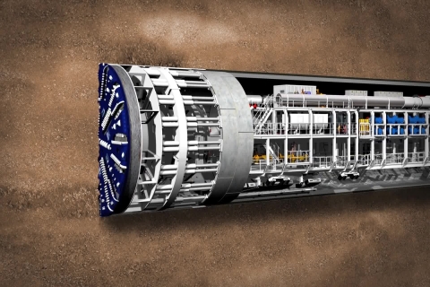 施工工程动画-城市建设之地铁地下隧道·案例